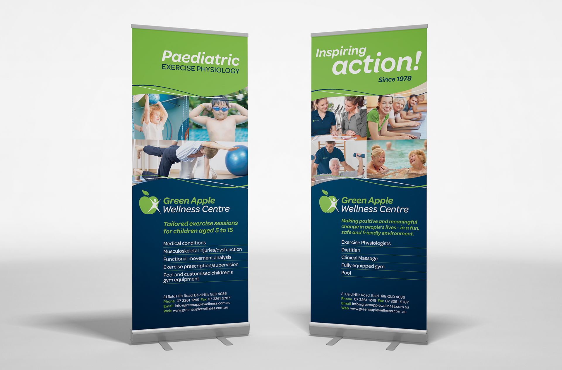 Green Apple Pull-up Banners