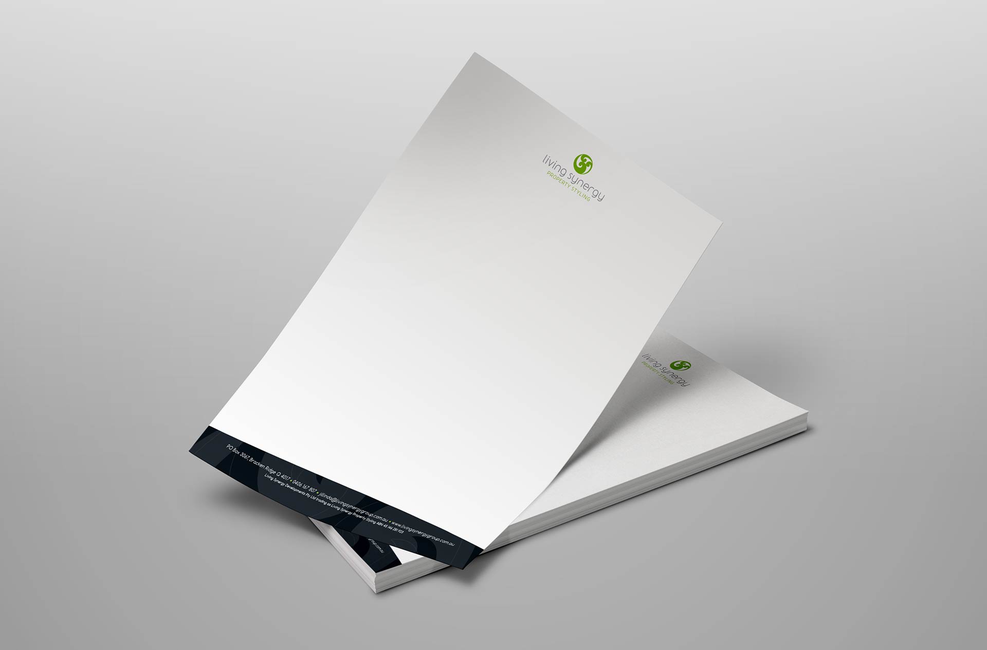 Living Synergy Letterhead Design