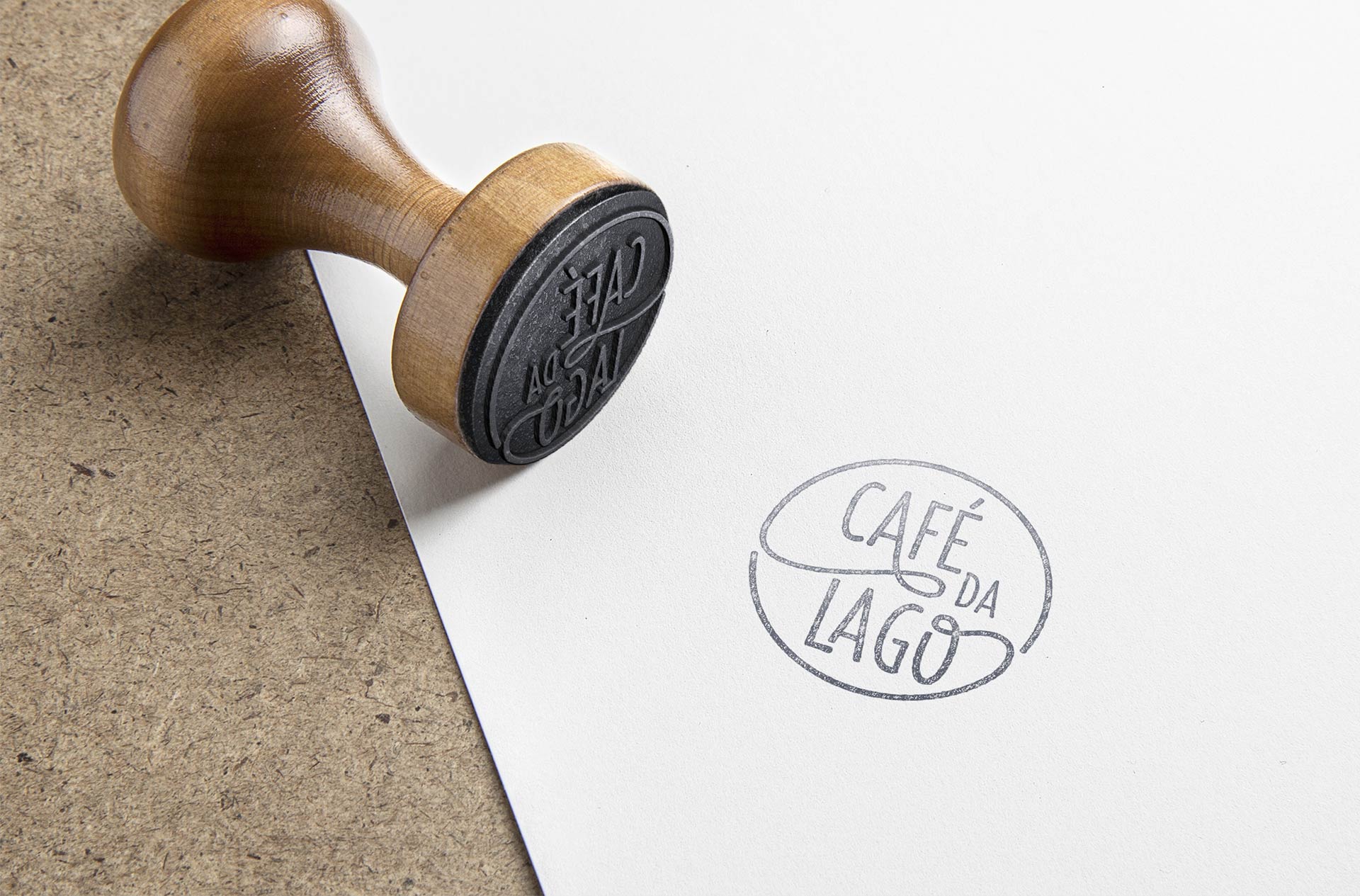 Cafe da Lago Stamp