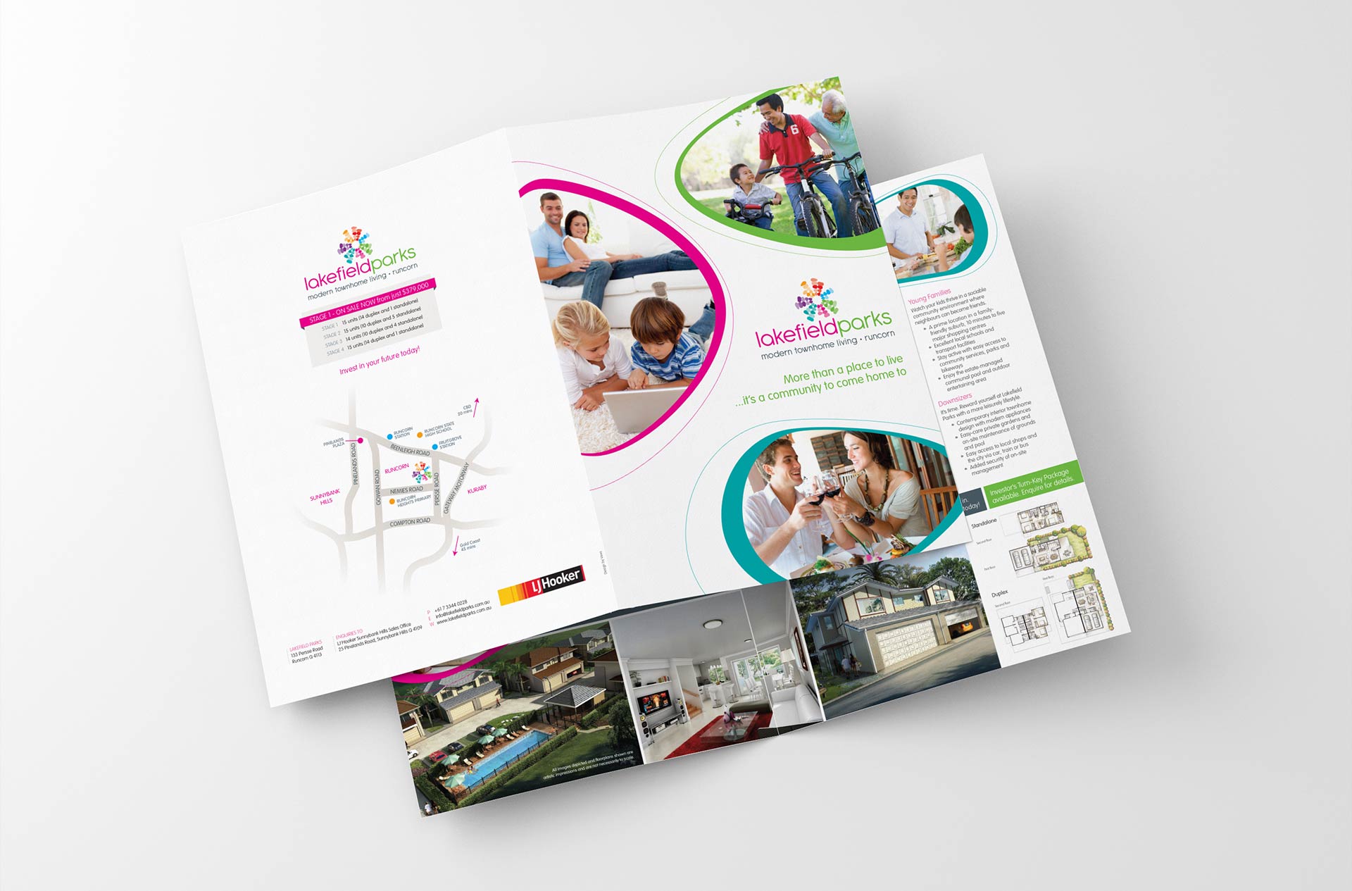 Lakefield Parks Brochure Design